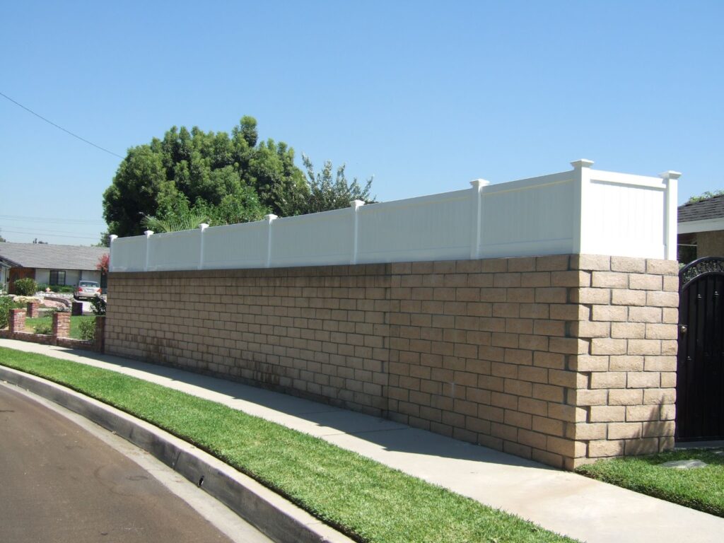 Vinyl fence extension kits